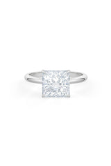 Square Shaped Solitaire Engagement Ring