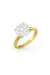 Brilliant Round Shaped Solitaire Engagement Ring