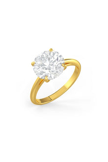  Brilliant Round Shaped Solitaire Engagement Ring