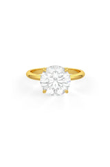 Brilliant Round Shaped Solitaire Engagement Ring
