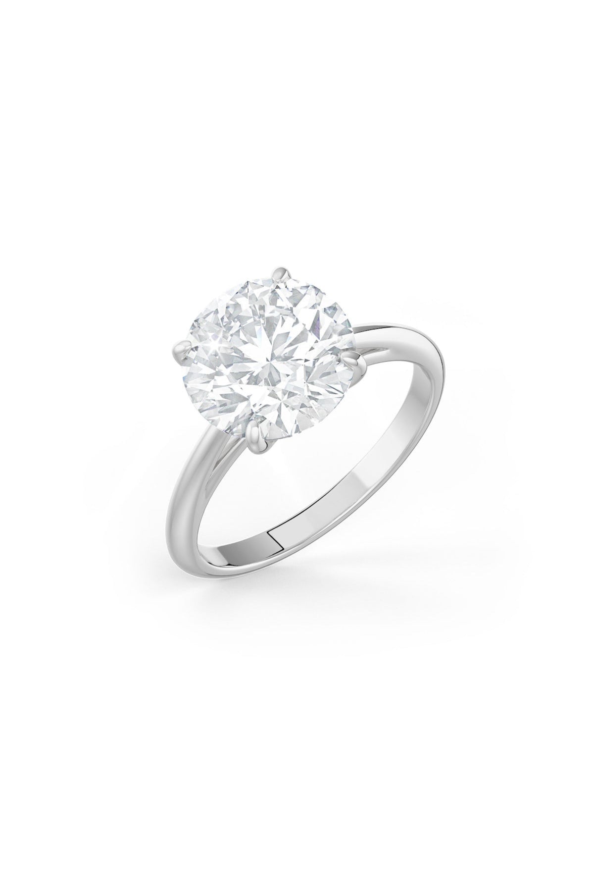 Brilliant Round Shaped Solitaire Engagement Ring