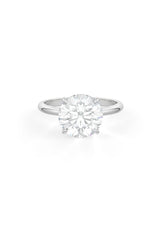 Brilliant Round Shaped Solitaire Engagement Ring