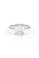 Emerald Cut Solitaire Engagement Ring