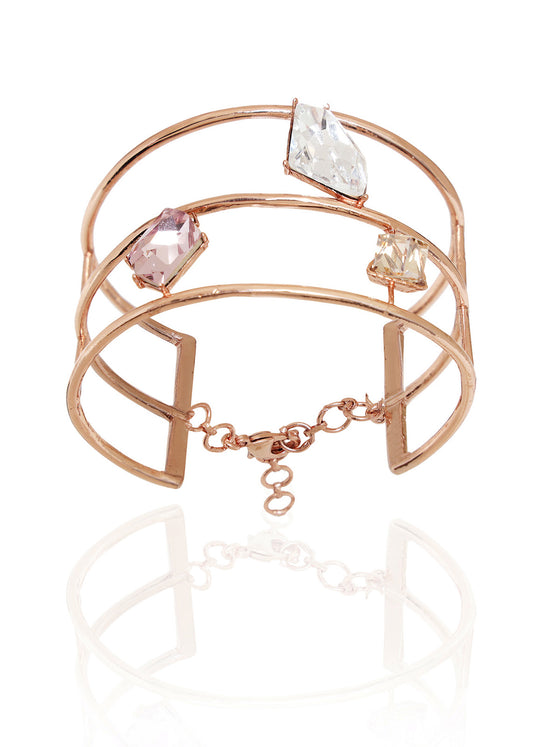 Mismatch Crystal Bangle
