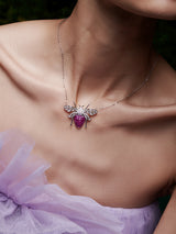 Enchanted Hive Honey Bee Pendant With Silver Chain