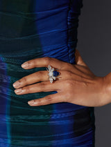 Enchanted Hive Honey Bee Cocktail Ring
