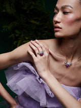 Enchanted Hive Honey Bee Cocktail Ring