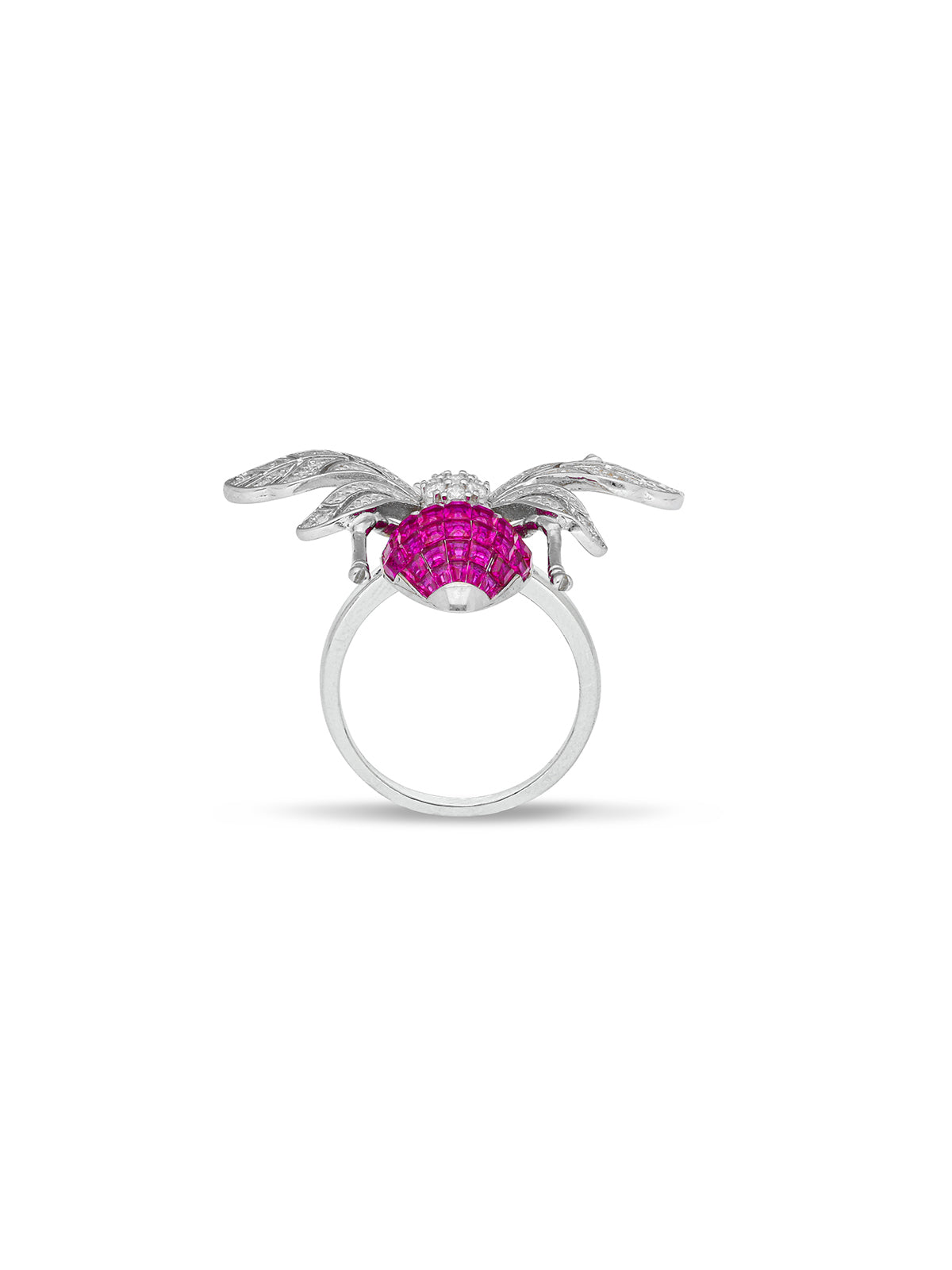 Enchanted Hive Honey Bee Cocktail Ring