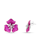 Ethereal Trillium Blossom Studs Earrings