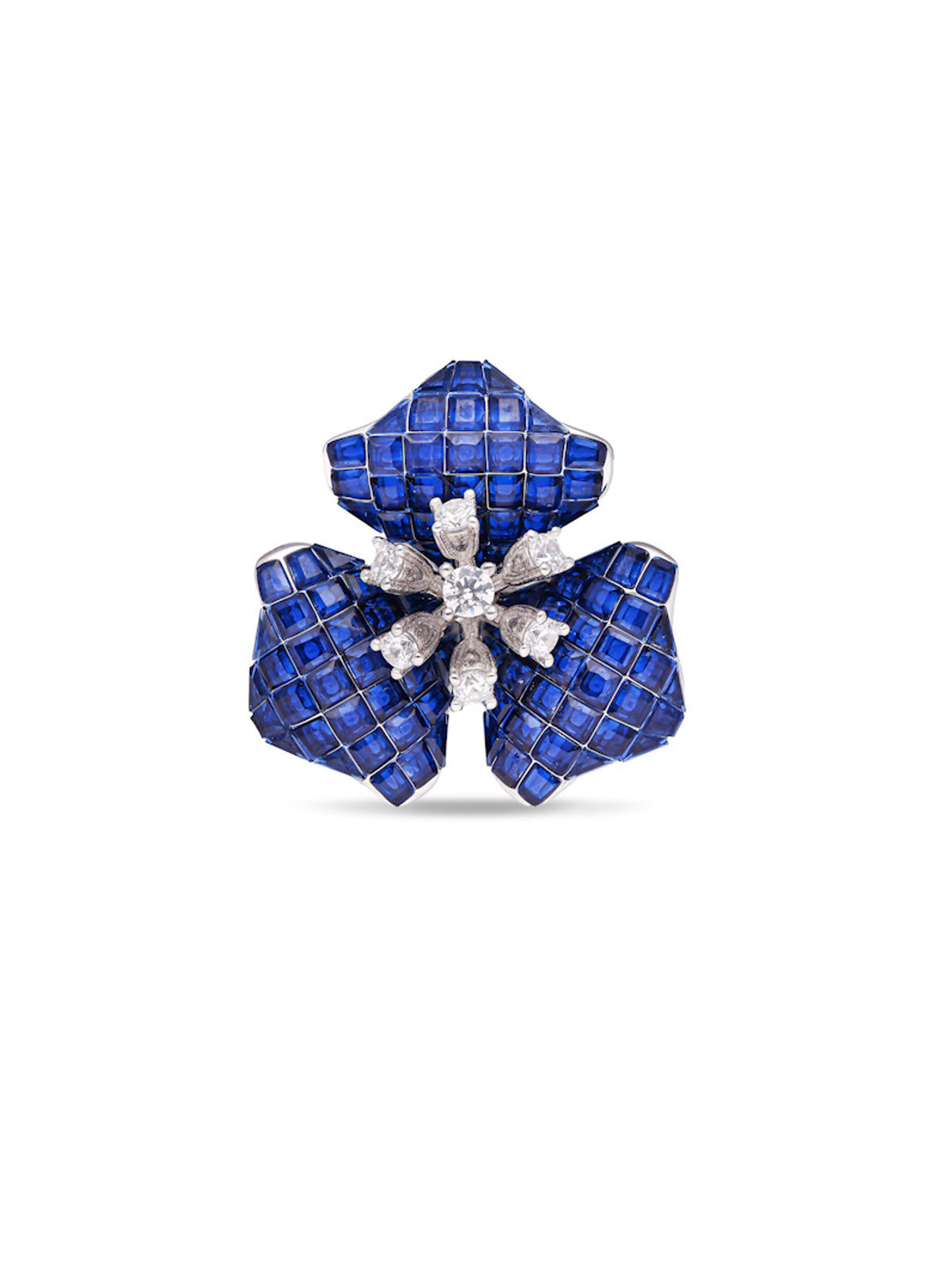 Ethereal Trillium Blossom Cocktail Ring
