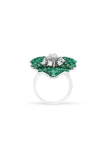 Ethereal Trillium Blossom Cocktail Ring