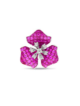 Ethereal Trillium Blossom Cocktail Ring