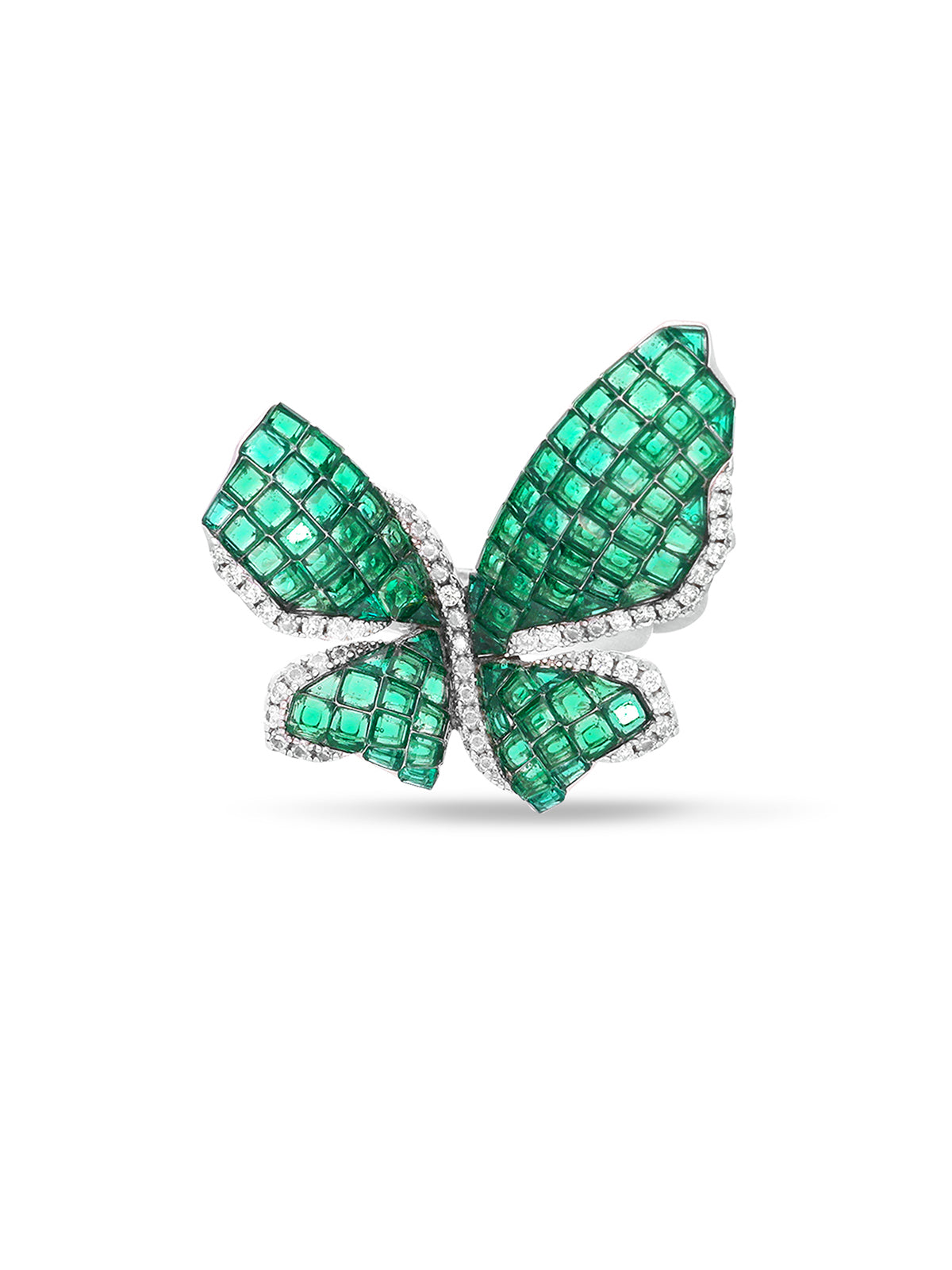 Morpho Butterfly Cocktail Ring