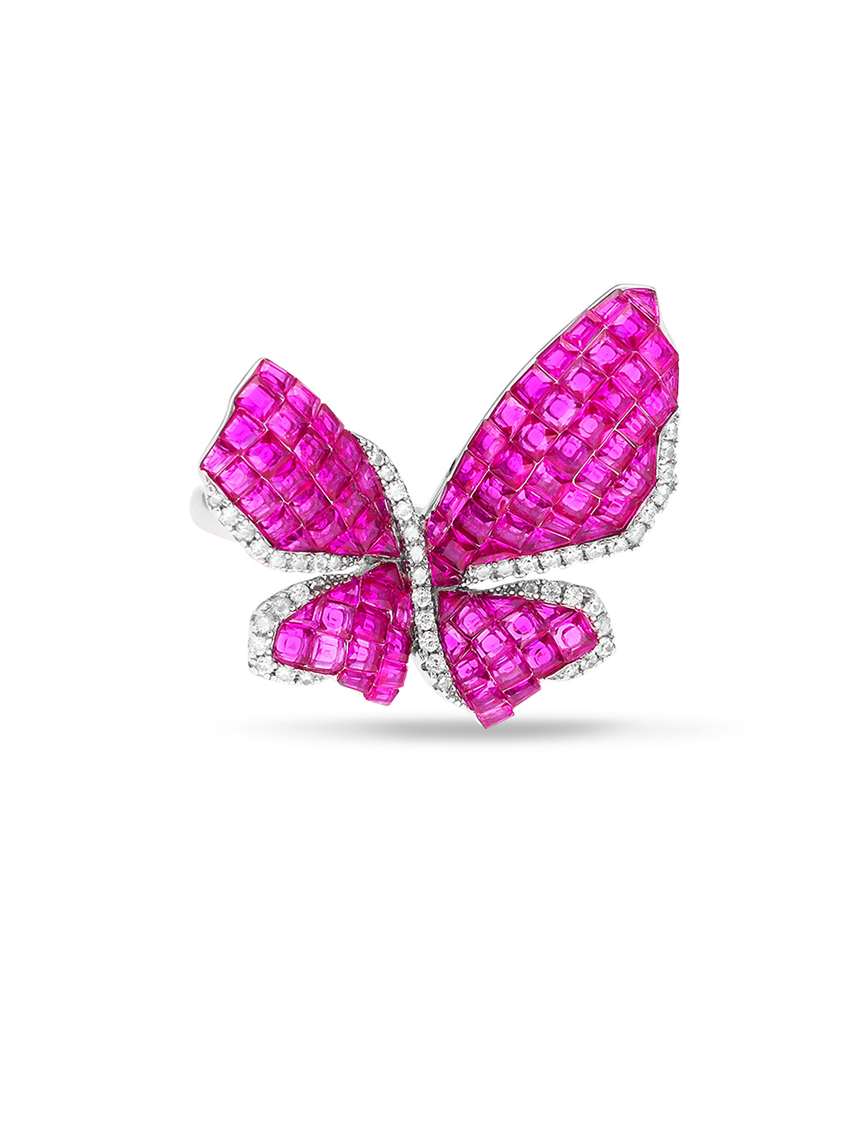 Morpho Butterfly Cocktail Ring