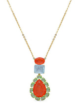 Peacock Paradise Pendant With Chain
