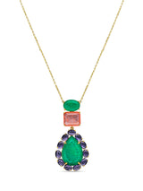 Peacock Paradise Pendant With Chain