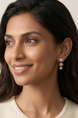 Minimal Gold Drop Earrings