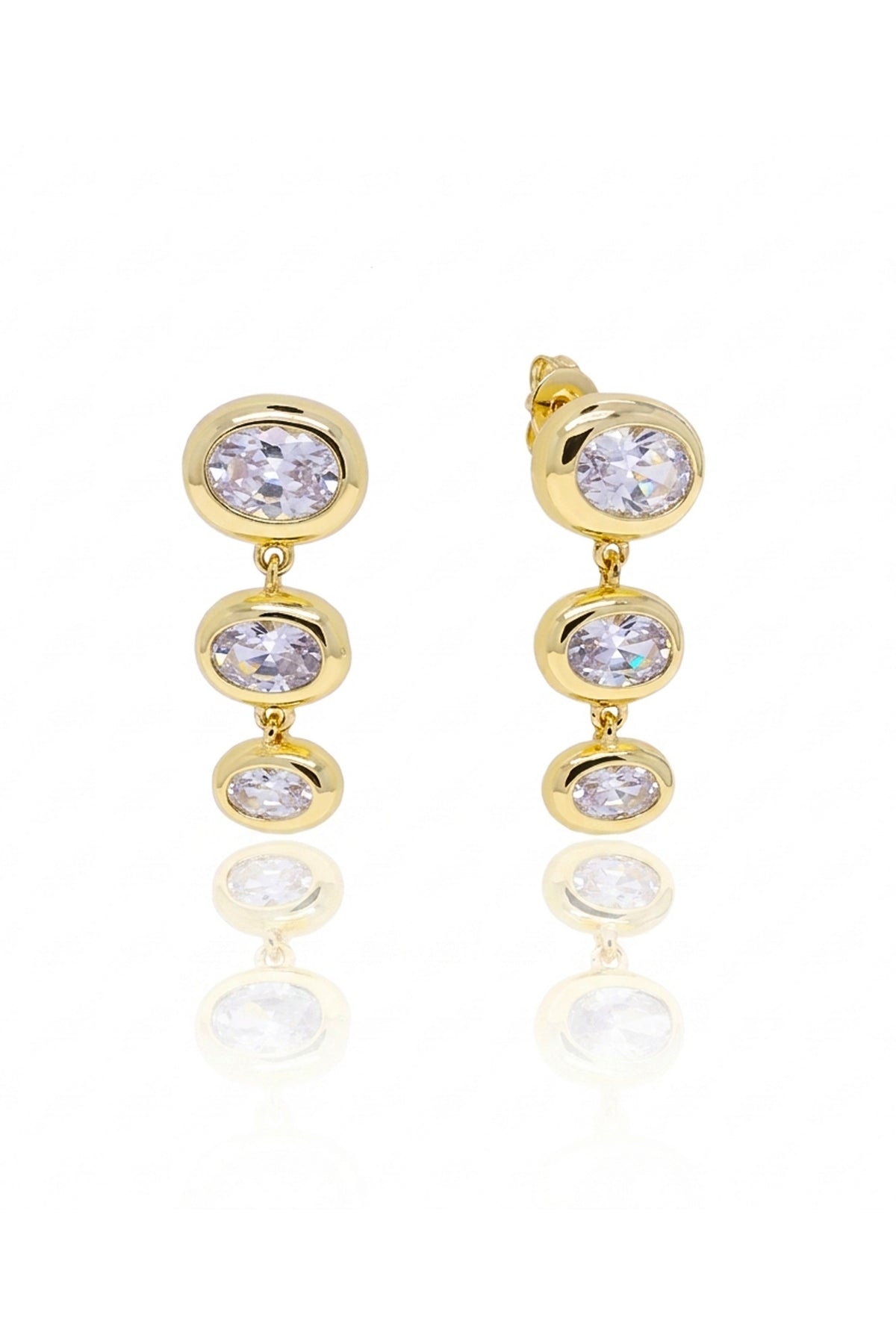 Minimal Gold Drop Earrings