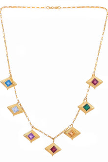  Multi Gemstone Necklace Set