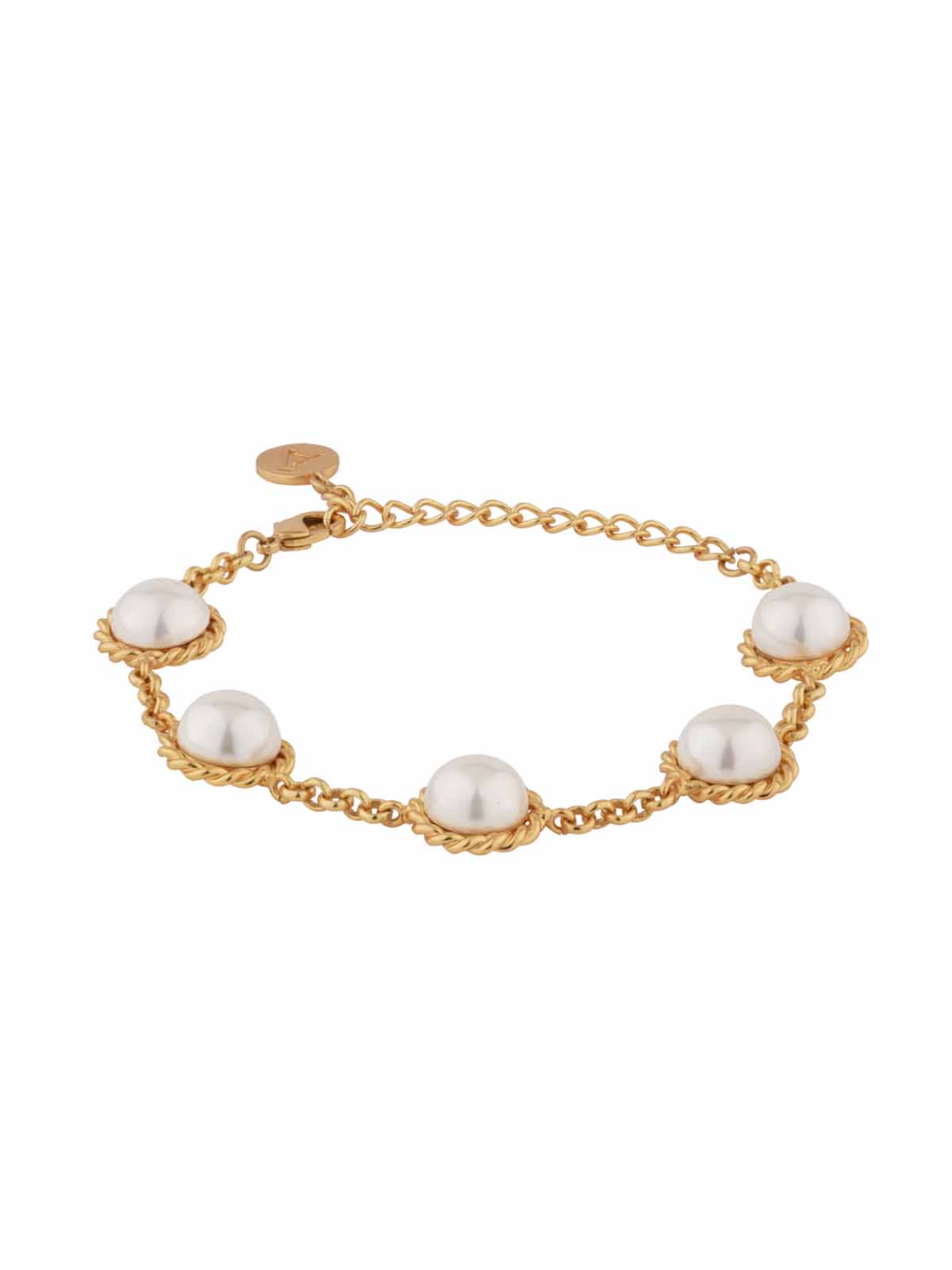 Pearl & Chain Bracelet
