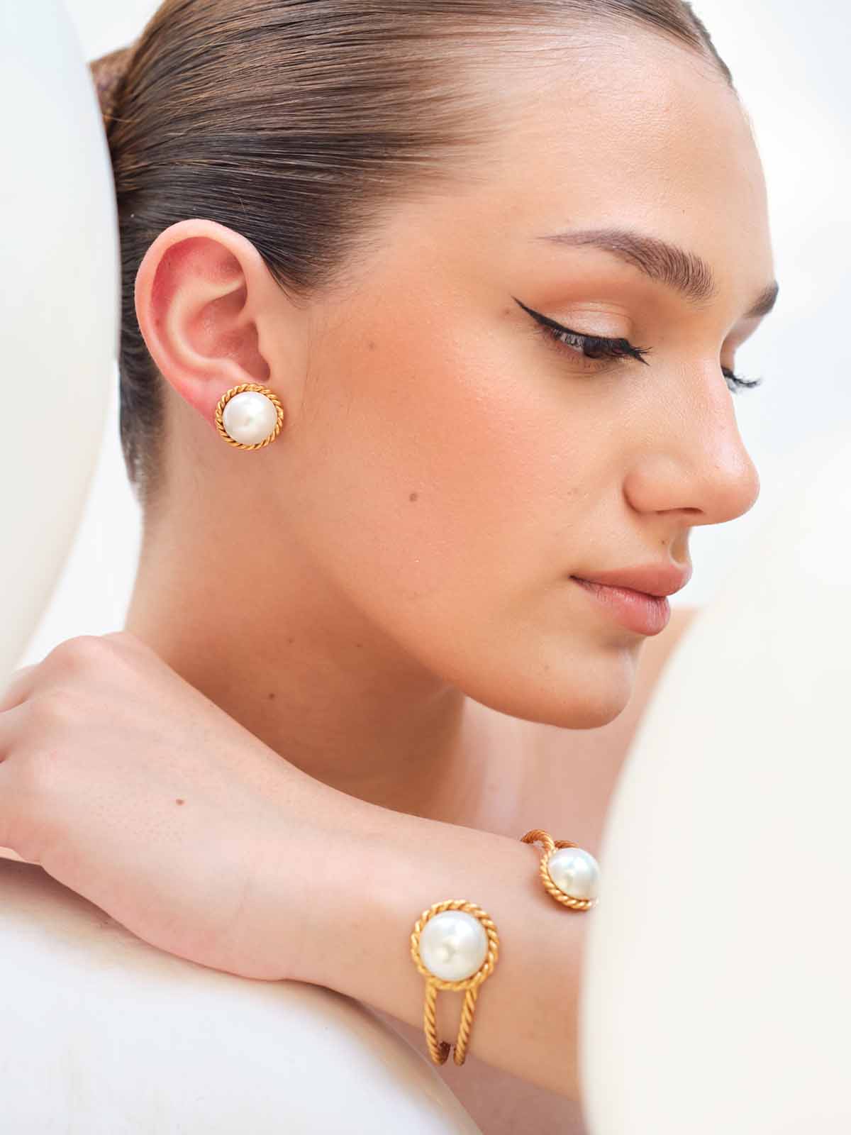 Double Pearl Cuff