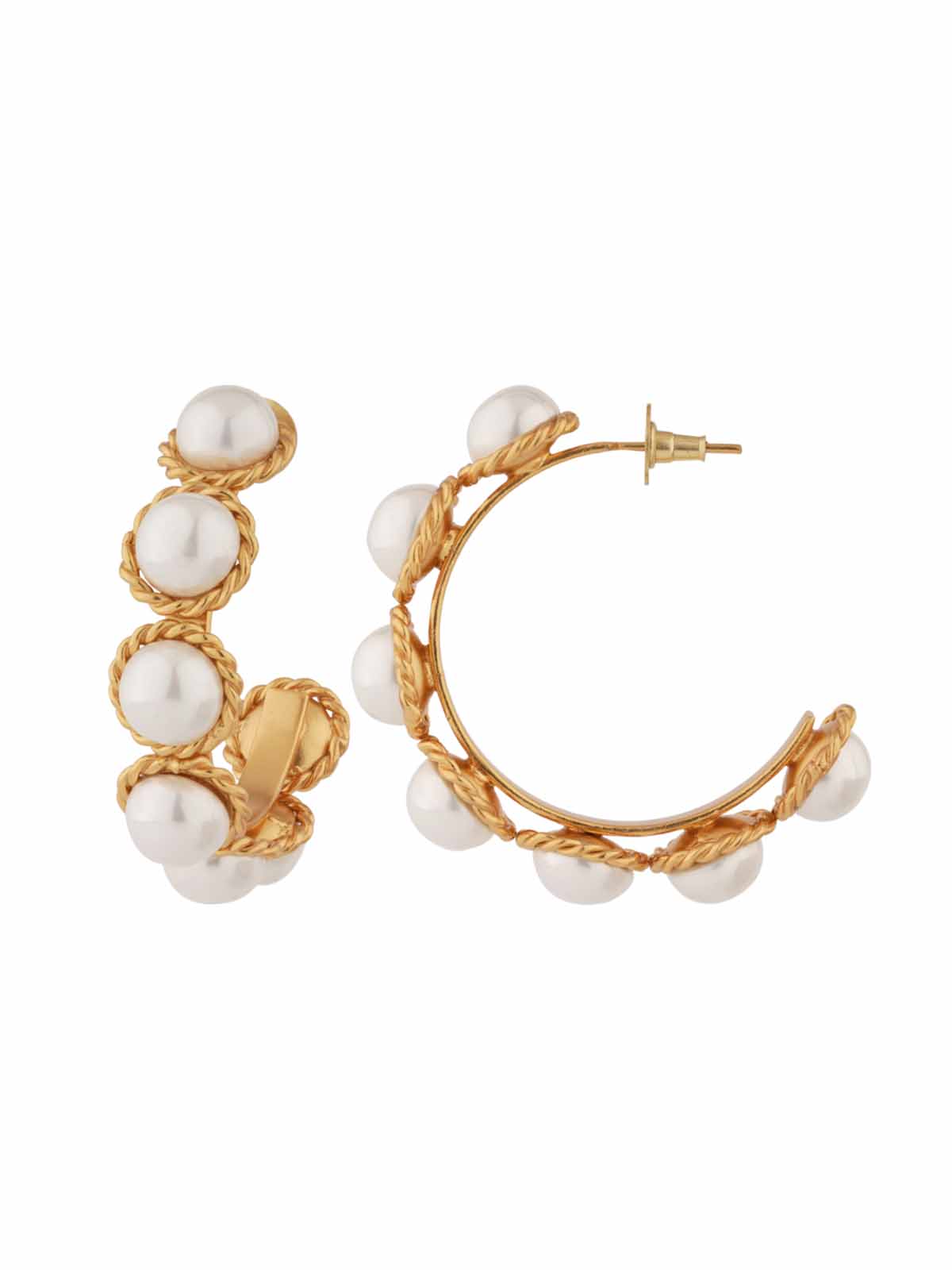 Pearl Line Hoops