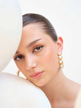 Pearl Line Hoops