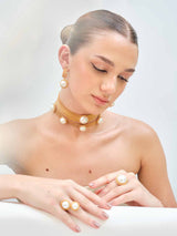 Pearl Solitaire Ring