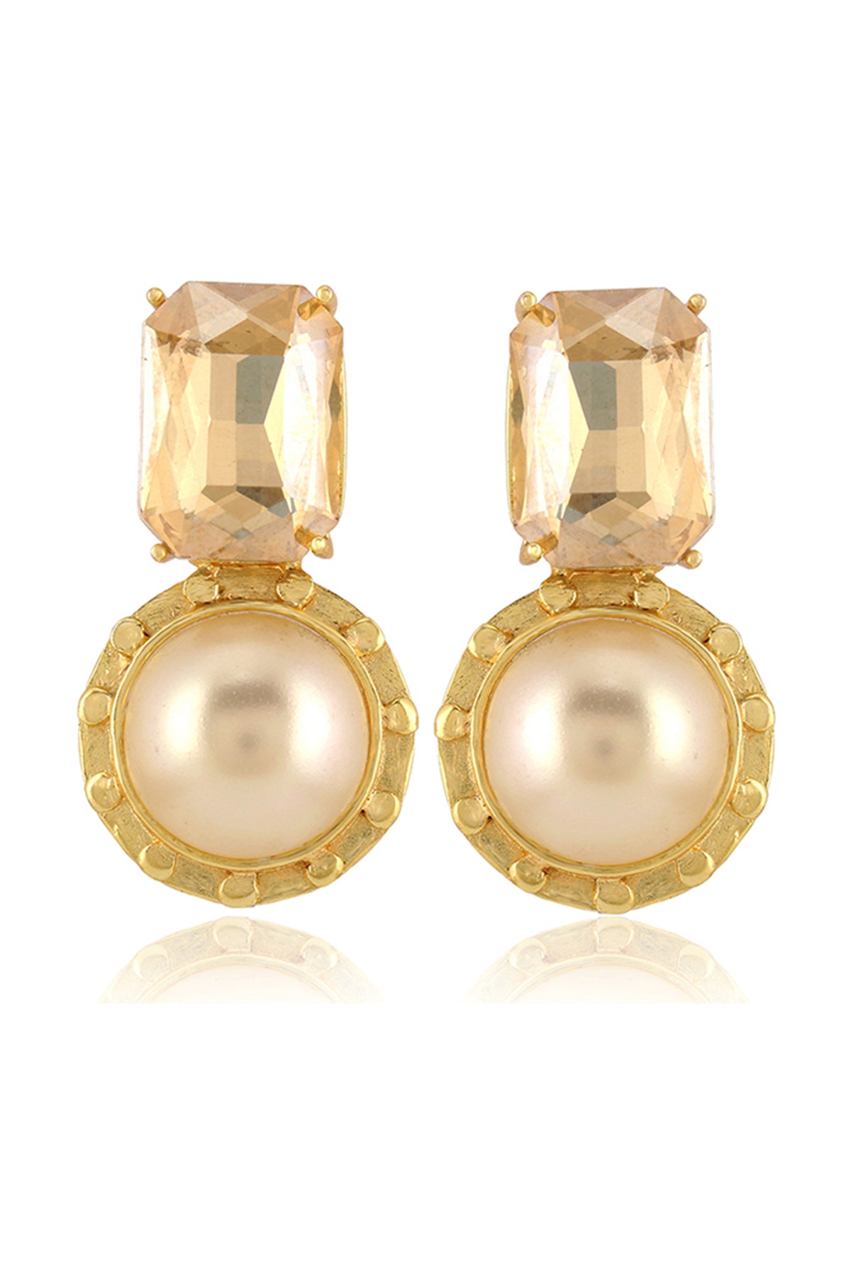 Mini Lune Stud Earrings