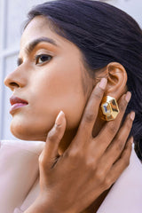Tira Crystal Stud Earrings