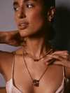 Two Tone Crystal Necklace