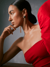 Two Tone Tassel Earrings