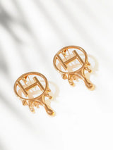 XXL Monogram Earrings