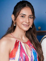 Rakul Preet - Oyster Baroque Mini Hoops