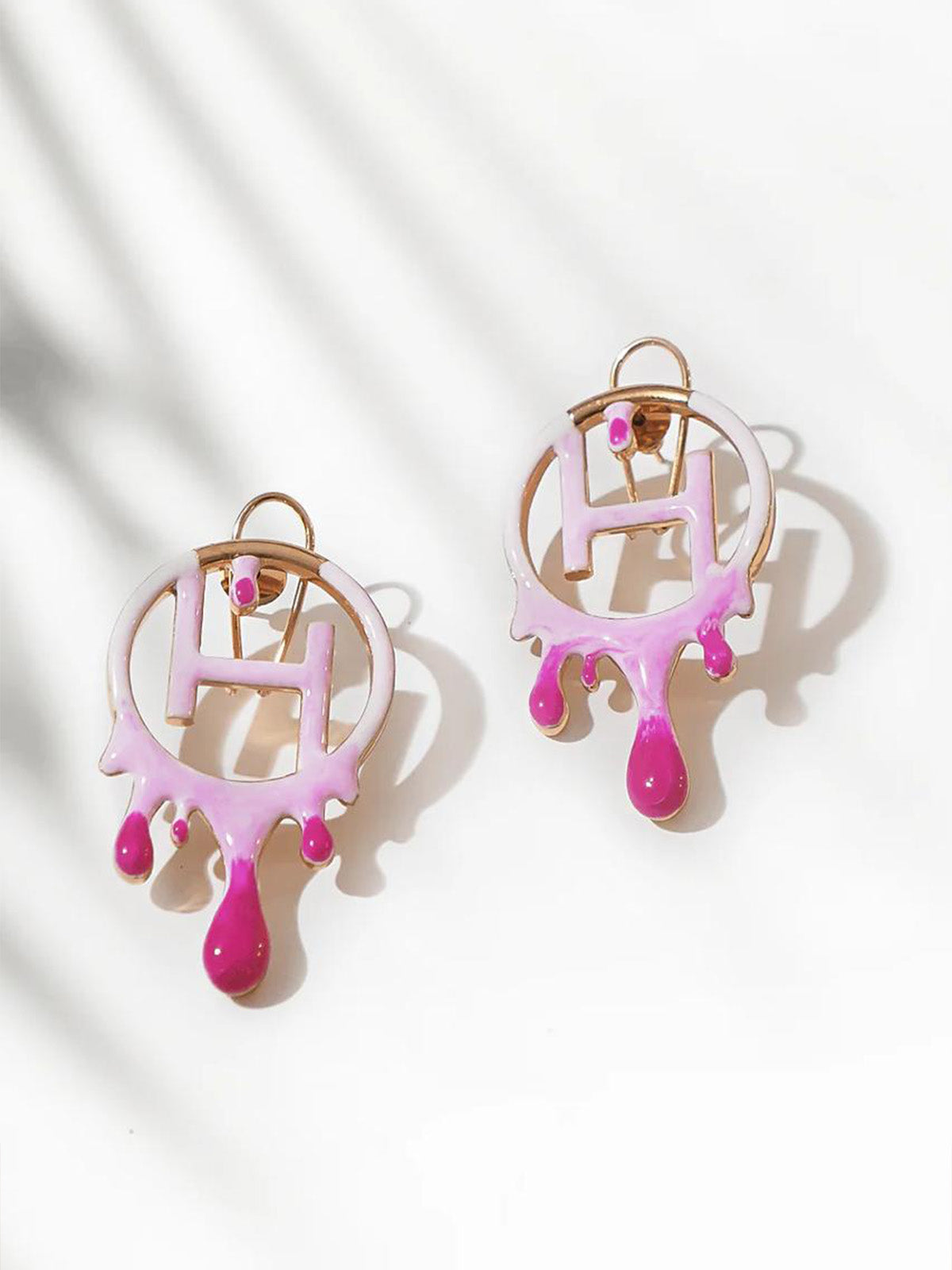XXL Monogram Color Earrings