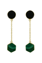 Gold Sculptural Contemporary Statement Earrings