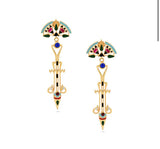 Blue Allure Cairo Earrings
