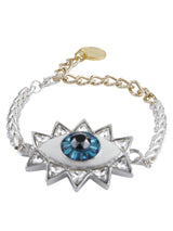 Silver Evil Eye Bracelet