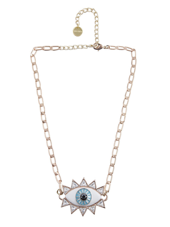 Rosegold Evil Eye Necklace