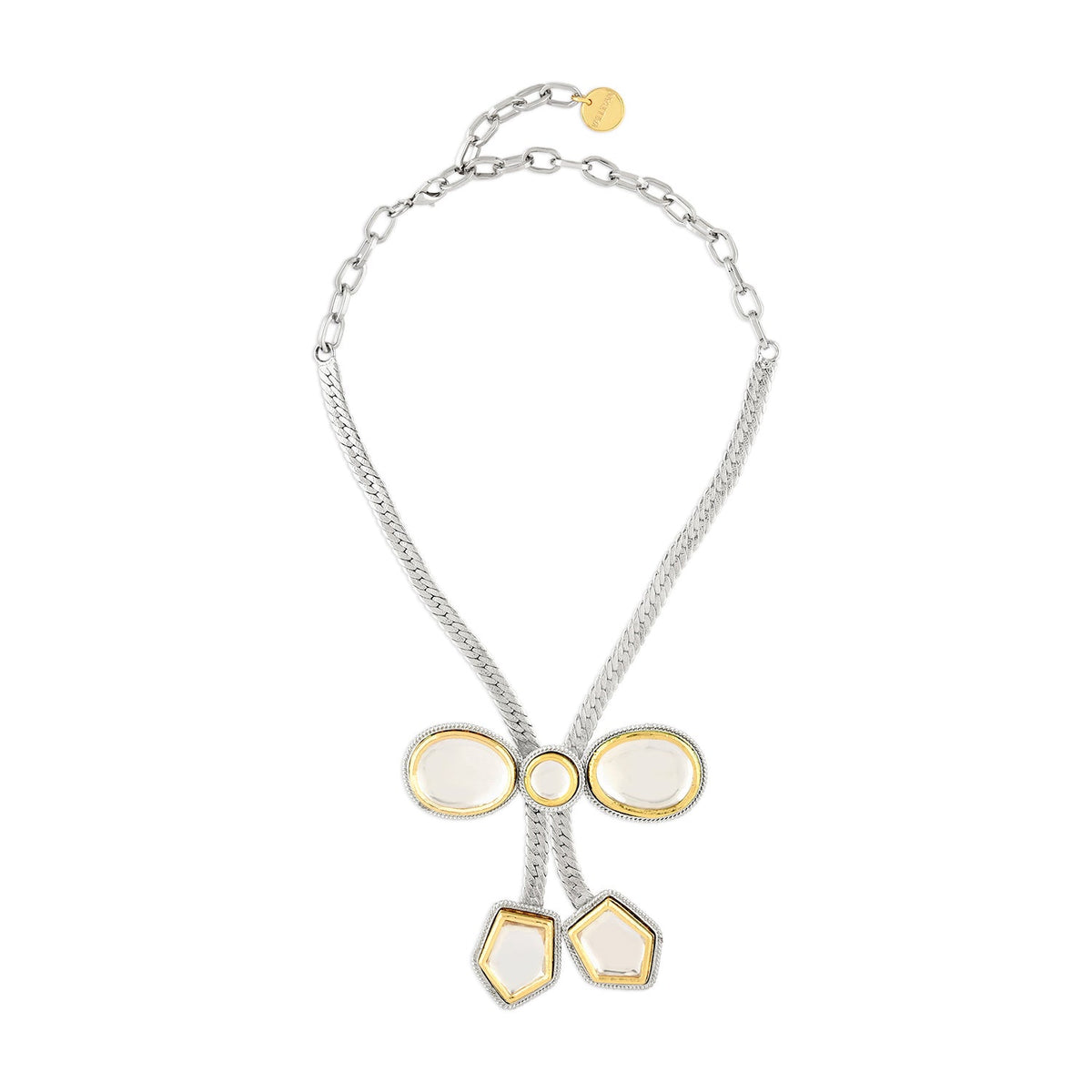 Polki Bow Necklace