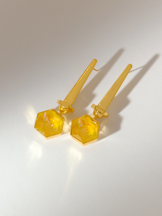 Hexagonal Crystal Danglers