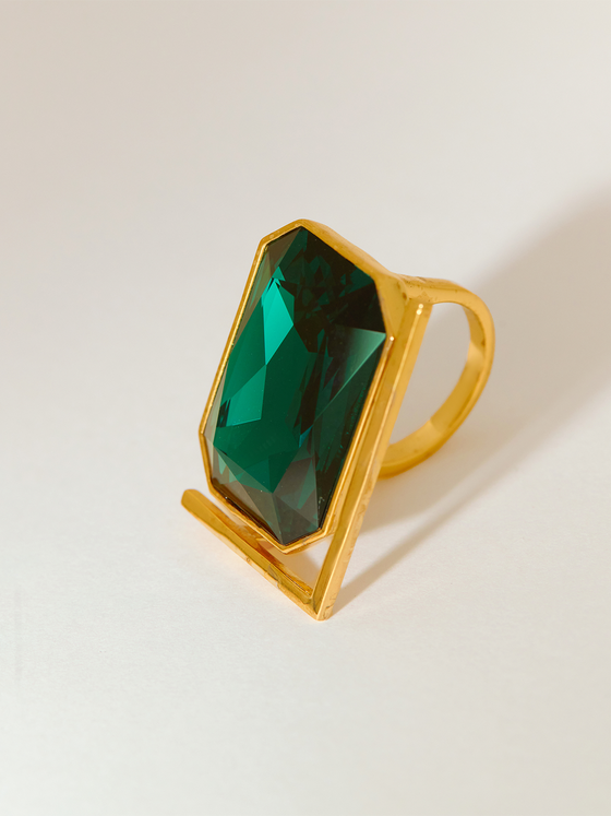 Radiant Crystal Ring