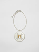 Polki Hexxagon Medallion Necklace
