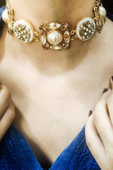 Veda White Choker Necklace