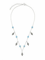 Evil Eye Drop Choker