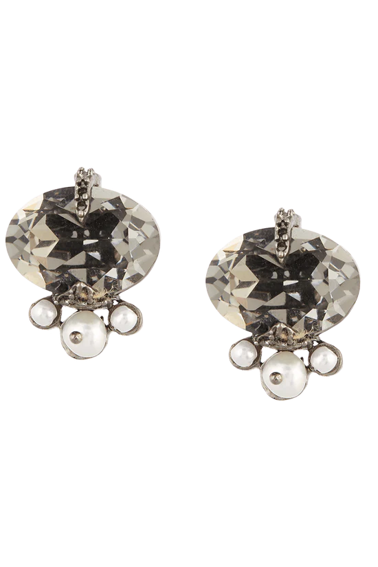 Gunmetal Noir Mini Studs