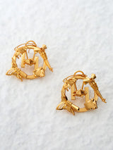 O.H. Monogram Mini Studs