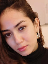 Mira Kapoor in Hex Hoops