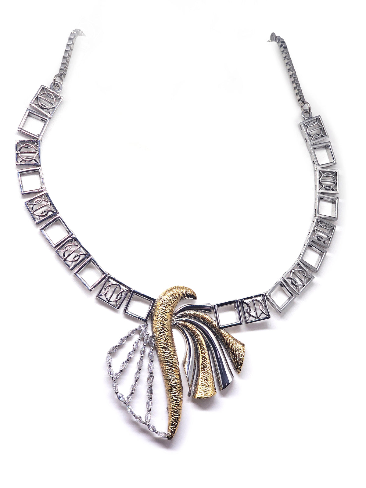 Knife Edge Statement Necklace