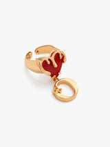 Katrina Kaif in Personalised Linking Love Heart Ring